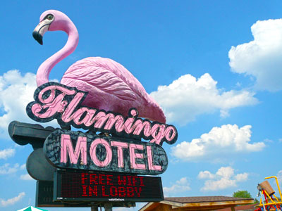Flamingo Motel in Wisconsin Dells