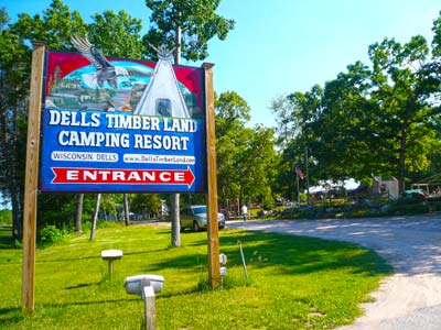 Dells Timberland Camping Resort in Wisconsin Dells